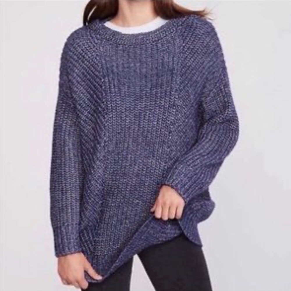 Lou & Grey Navy Knit Sweater